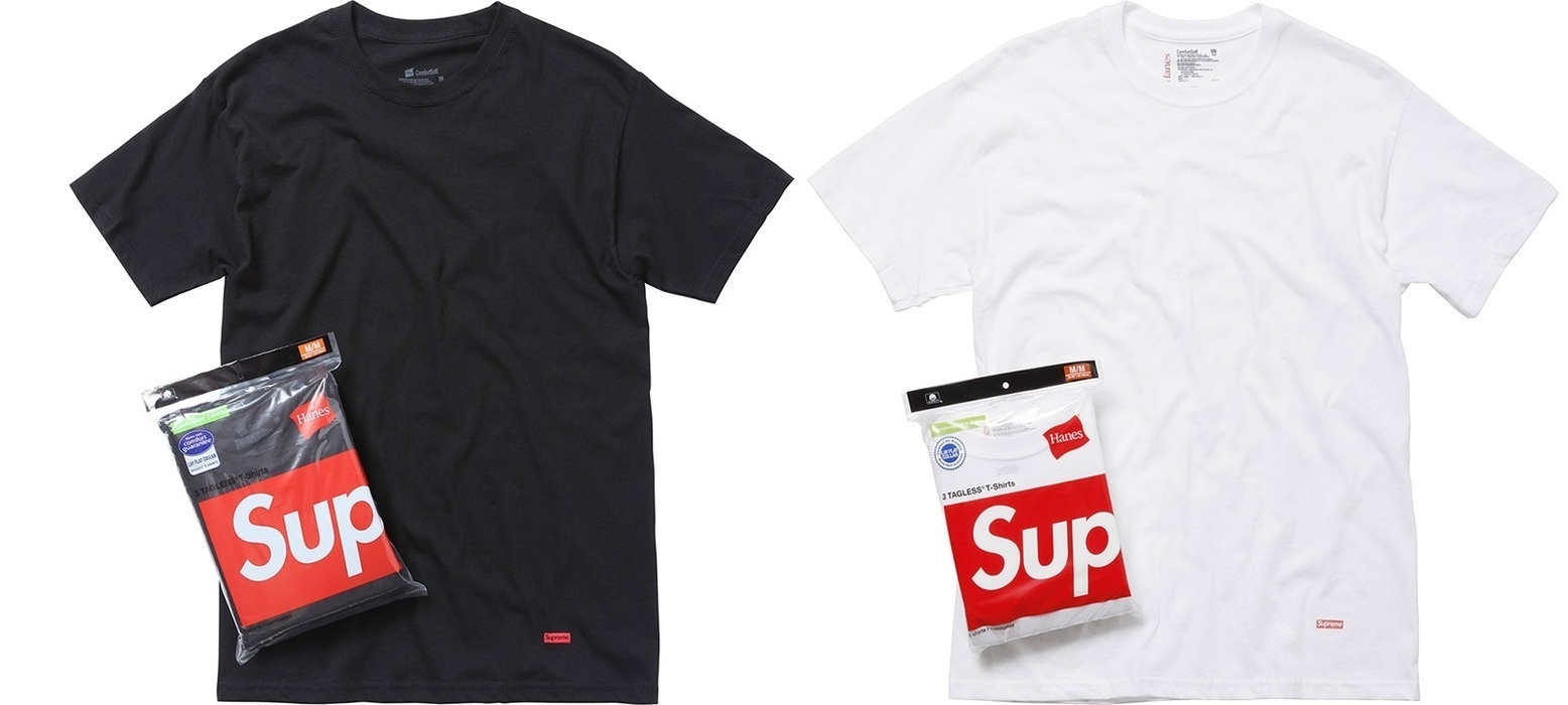 Supreme/Hanes® Tagless T-Shirt (3 Pack)